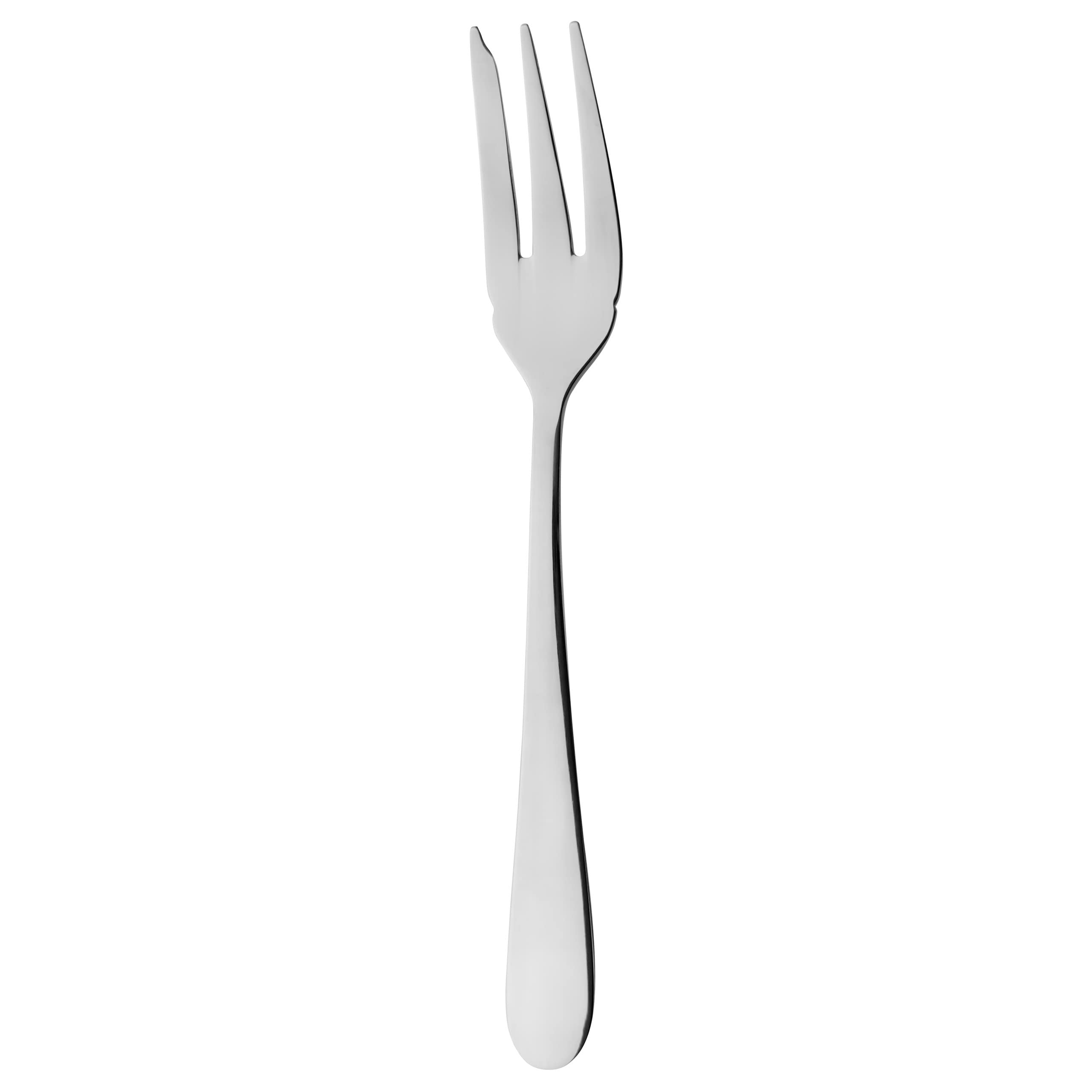Windsor Carded 4PAFWDR/C Cutlery Collection Pastry, Stainless Steel Set of Four Forks for Pies and Cakes