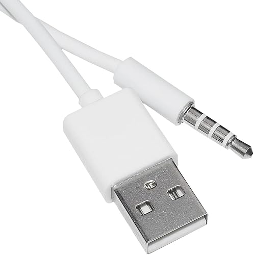 Miniatura 9 de Cable de sincronización de datos de carga USB de 0.138 in de repuesto para auriculares Beats Studio, iPod Shuffle 34567 generación, reproductor de