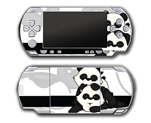 Cute Panda Animal Design Black and White Art Video Game Vinyl Decal Skin Sticker Cover for Sony PSP Playstation Portable Original Fat 1000 Series System