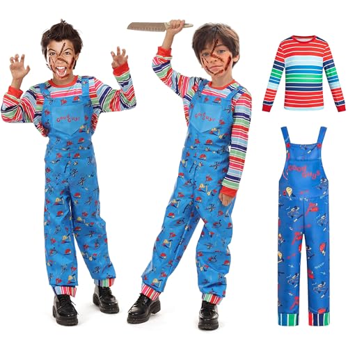 Disfraz Halloween Chucky para niños 3-11 años miniatura 7