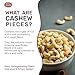 Spicy World Raw Cashew Pieces 80oz (5 LBS) - Natural Bulk Raw & Unsalted Cashews for Cooking, Baking & Topping, Gluten Free, Vegan, Keto, Paleo, Non-GMO in Vacuum Packed Bag