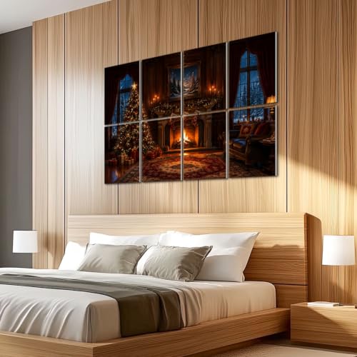 8 Pack Paneles Acústicos Decorativos para Pared 48"x32" - Reducción de Ruido y Eco, Autoadhesivos para Estudios de Grabación y Oficina miniatura 5
