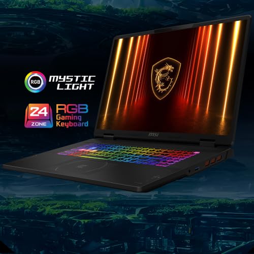 Image of MSI Crosshair 18 HX AI, Intel 2nd Series. Core Ultra 9 275HX, 46CM QHD+ 240Hz Gaming Laptop (32GB /1TB NVMe SSD /Windows 11 Home /NVIDIA GeForce RTX 5070, GDDR7 12GB /Black /3.1Kg) A2XWGXKG-096INY