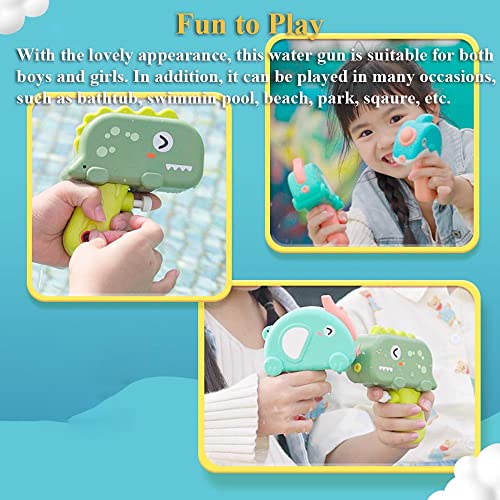 Nextake Cartoon Water Gun Toy, Lovely Bathtub Dinosaur Cartoon Mini Squirt Gun Tub Elephant Dolphin Water Pistol Toy Pool Shark Water Blast Gun Toy Beach Outdoor Water Fighting Play Toy (4 In 1) #TOP5