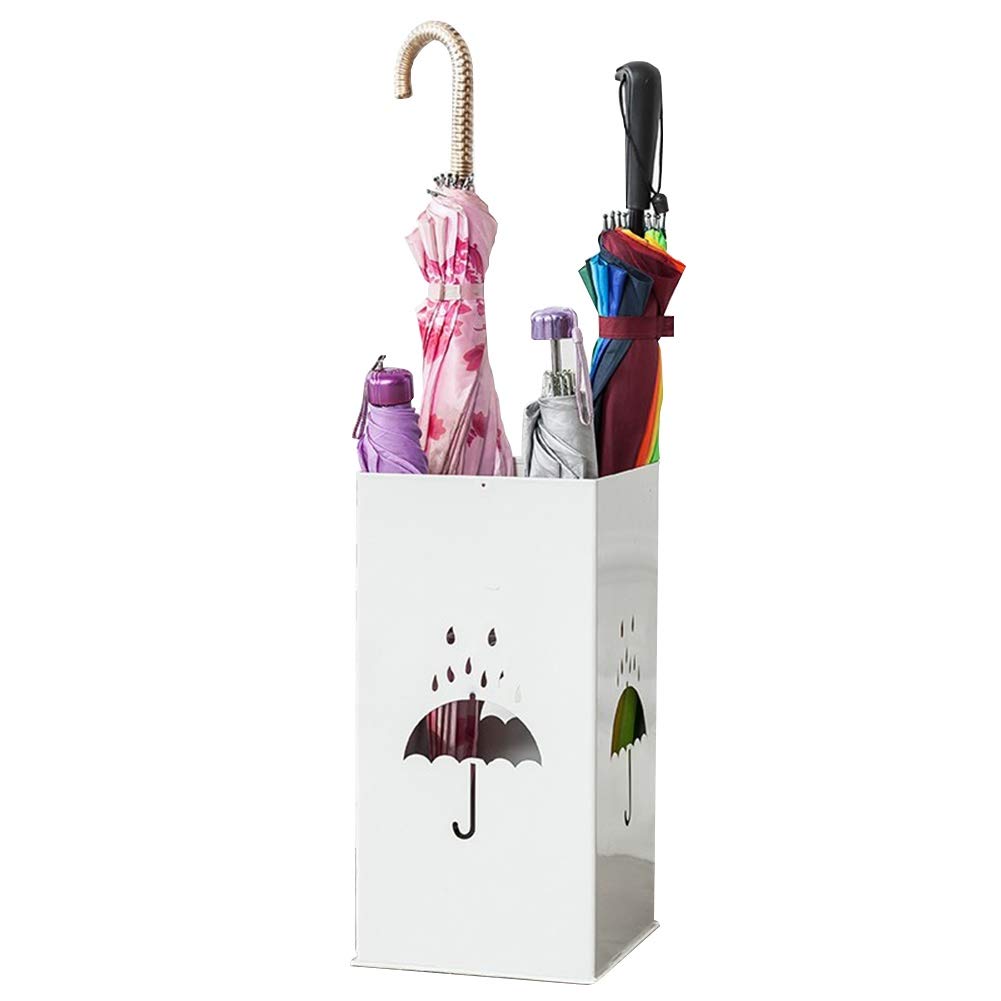 Porte-parapluie carré séchage rapide pour rangement entrée maison et bureau