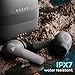 Boult Z35 Earbuds with 32H Playtime, ENC Noise Cancelling mic, Type-C Fast Charging, IPX7 Waterproof 45ms Low Latency Gaming Earbuds Latest Bluetooth 5.3 Wireless Headphones Ear Buds (Graphite Black)