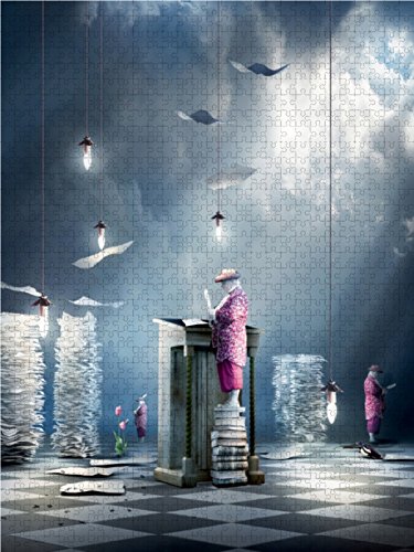 CALVENDO Puzzle 'Bunter Hahn' – 1000 Teile, Lege-Größe 64 X 48 Cm, Premium-Qualität Aus Europa