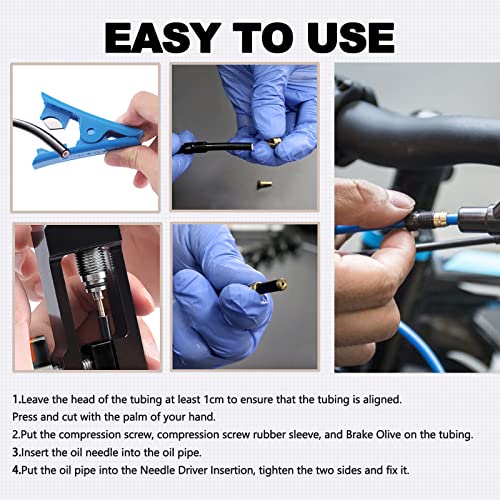 image for Wokape 25Pcs 2500mm Bike Hydraulic Brake Hose Kit with Needle Driver I