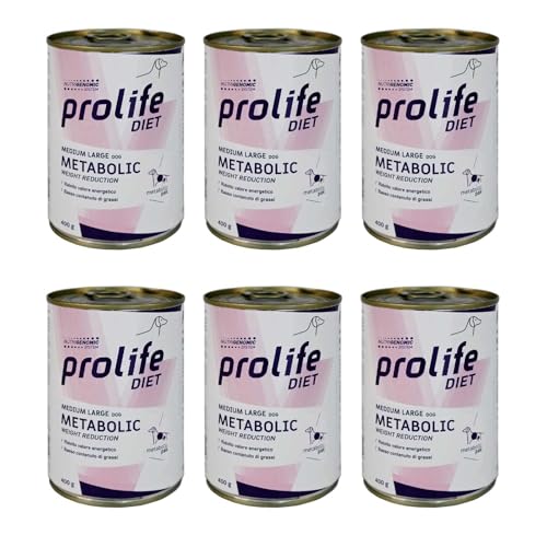 Metabolic 6x400gr Prolife Dog Sparpack Hundefutter in Dose