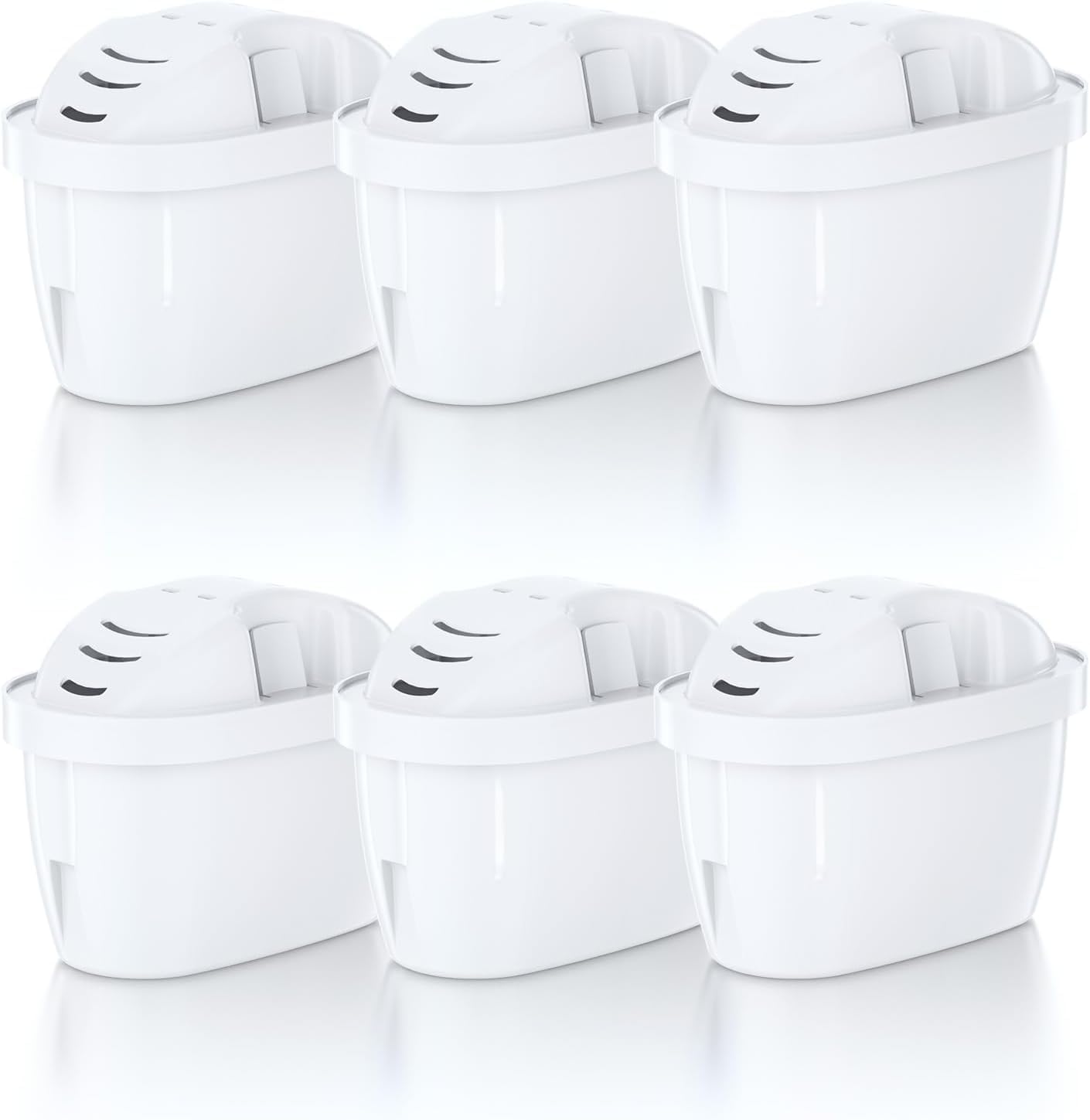 Molifal Wasserfilter Kartusche Ersatz Kompatibel mit BRITA MAXTRA+, Maxtra Plus, Style, Marella, Elemaris (6)
