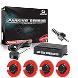 [Fácil de Instalar] El sensor de marcha atrás para automóvil viene con una broca de 16,5 mm, que es conveniente para perforar agujeros en el parachoques del automóvil, fácil de insertar los sensores en el automóvil.