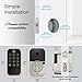 Yale Security Assure Lock 2 Touch Deadbolt, Black Suede Keyed Smart Entry Door Lock with Wi-Fi Connected Keypad and Fingerprint Scanner for Code Entry and Remote Access, YRD410-F-WF1-BSP