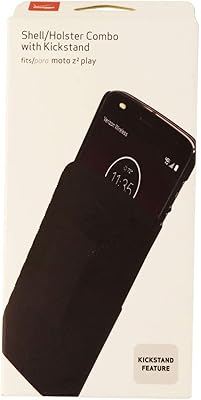 Verizon OEM Shell/Holster Combo with Kickstand for Motorola Moto Z2 Play - Black