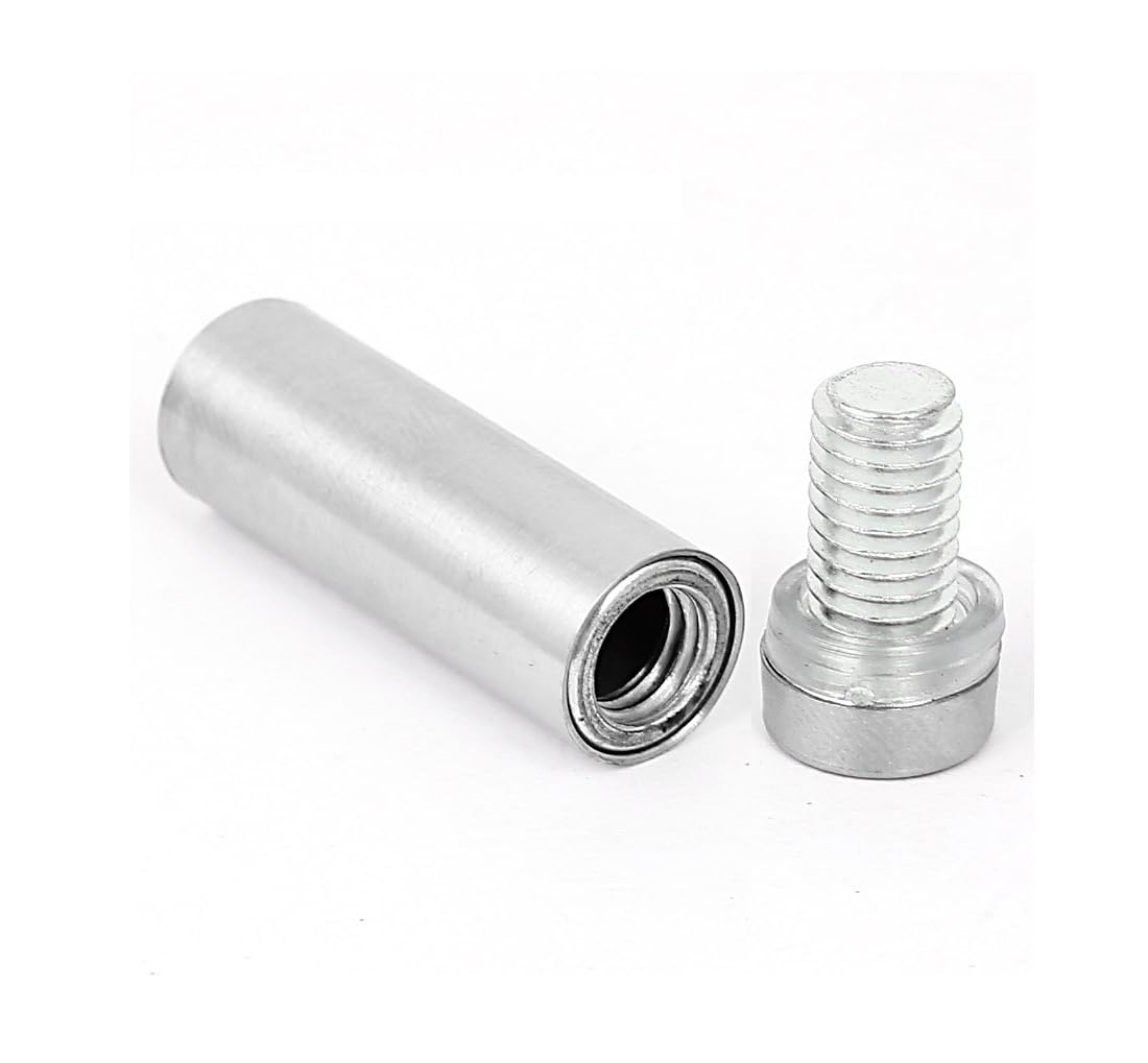 TA-VIGOR 20Pcs 12mm x 40mm Stainless Steel Standoff Fixings for Glass & Acrylic Signs - Image 2