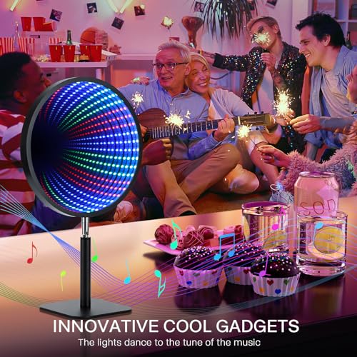 Sencu JZD-01 Rgb Color Changing Lights, Led Lights For Bedroom Living Room Cozy Mood Ambient Lighting, Infinity Mirror Gamer Lamp Gaming Desk Accessories Decor Cool Gifts thumb #4