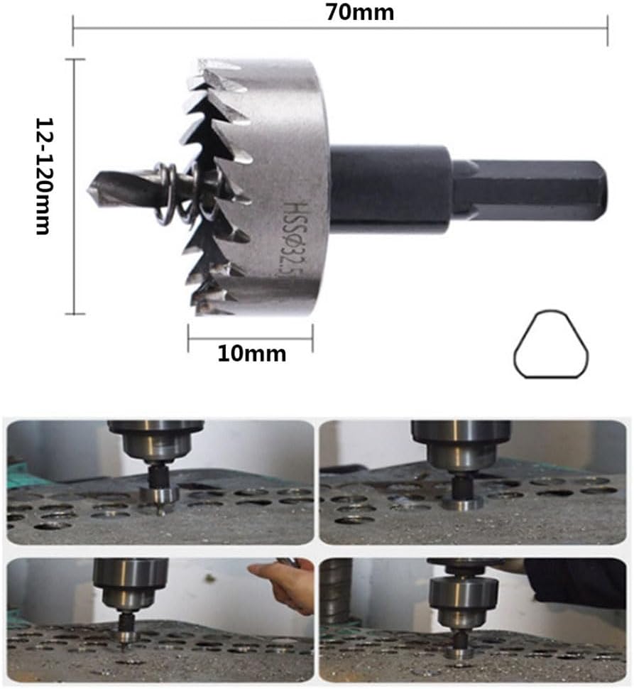 H.S.S.（バイメタル） ハイスホールソー充電 | ホールソー | 製品情報 | ユニカ株式会社 [UNIKA CO., LTD.] 1PC HSS ホールソー 12-120 ミリメートル高速度鋼穴オープナーマンドレルツール Setfor 薄い金属掘削金属加工(10