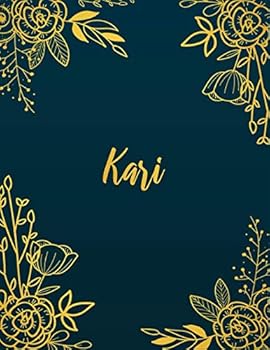 Paperback Kari: Personalized Name Notebook/Journal Perfect Gift For Women & Girls 100 Pages A4 Book