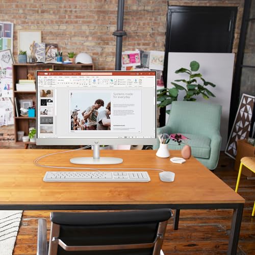 HP 24 inch All-in-One Desktop PC, FHD Touchscreen, AMD Ryzen 3 7320U, 8 GB RAM, 256 GB SSD, AMD Radeon Graphics, Windows 11 Home, 24-cr0220 (2024) - Image 9