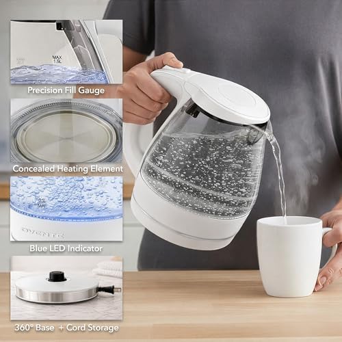 OVENTE Electric Kettle KG83W - Thumbnail 5