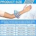 Coume 2 Pairs Elderly Skin Protection Sleeves Arm Protector for Thin Skin Bruising for Men Women(Elegant Style,Large)