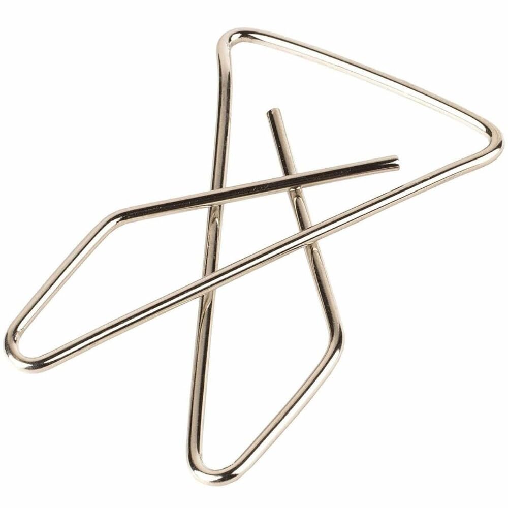 ACCO Ideal Paper Clamp/Butterfly Clamp, Smooth, #2 Size(Small), 50/Box, 3-Pack (150 Clamps Total) (72643)