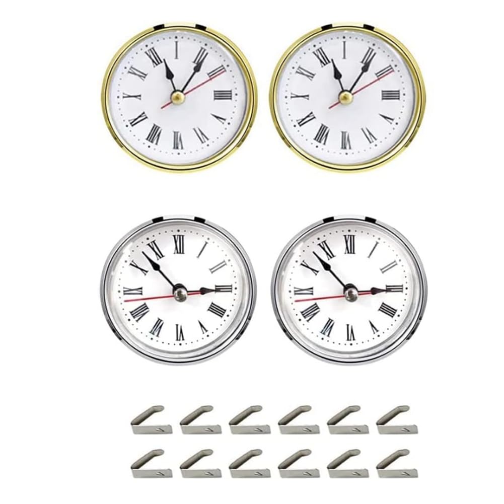 Littimoon 4Pcs Clock Parts for Clock Resin Mold,Clock Pieces for Clock Epoxy Casting Resin Mold