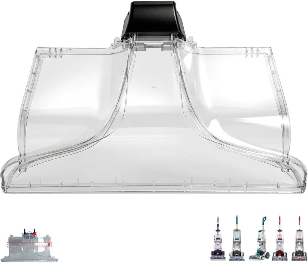 Upgraded Replacement Front Floor Nozzle Assembly for Hoover - Works with 2nd Generation SmartWash Models, SmartWash PET - Automatic Carpet Cleaner - OEM # 440014442 (Without Sprayer)