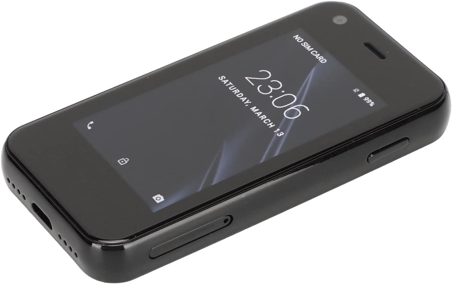 XS11 Mini Phone, Quad Core Android Smart Phone, 2.5 Inch Display, WiFi, GPS, 3G Network Support, Android 6.0, Suitable for Student and Travel Use (Black)