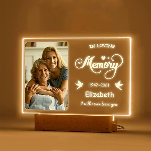 Miniatura 2 de VEELU Regalos conmemorativos personalizados para la pérdida de mamá, regalos personalizados en memoria de un ser querido, regalos de condolencias,