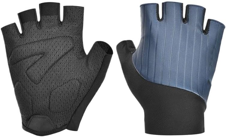 Cycling Outdoor Fitness Shock Absorption Anti-Slip Breathable Half Finger Sports Nylon Gloves