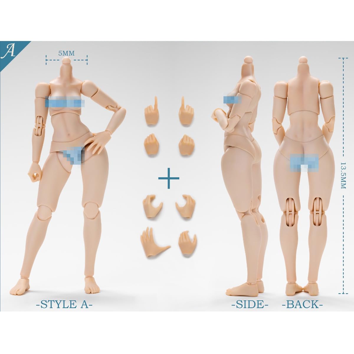 Amazon.co.jp: HiPlay TS-FB-001 Studio 1/12 Female Body Large Chest