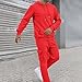 KGKLKAX track suits mens Mens Sweatsuits Sets Tracksuit 2 Piece Hoodies Casual Jogging Gym Sweat Suits for Men Plus Size Jogging Sweatshirts Fall Clothes 2025 Trendy Fashion baggy sweatpants Red L