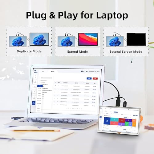 Image of 5 Inch Raspberry Pi Screen, Touchscreen Monitor 800x480 HDMI LCD Screen for Raspberry Pi 400 /4 /3 /2 /Zero /B /B+, Windows 11 /10 /8 /7