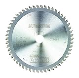 Dewalt Kreissägeblatt Extreme für Tauchkreissägen DT1088 (165/20, 54 Zähne, TFZ, -5°, für extra feine Schnitte und Schnitte in Aluminium, 1 Stück)