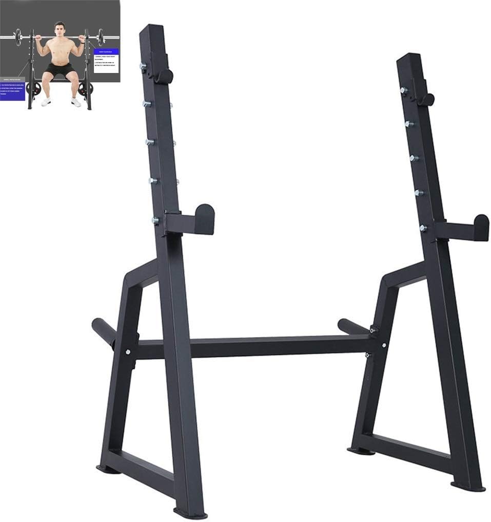 Commercial Squat Rack Barbell Rack Bench Press Rack Multi-Function Fitness Equipment Weight Training Equipment Bearing 300kg