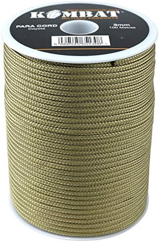 Tactical Army Military Nylon Paracord Rope Bivie Reel Para Cord 100M New