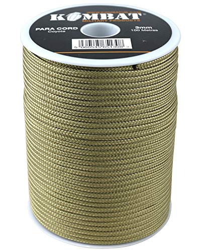 Tactical Army Military Nylon Paracord Rope Bivie Reel Para Cord 100M New