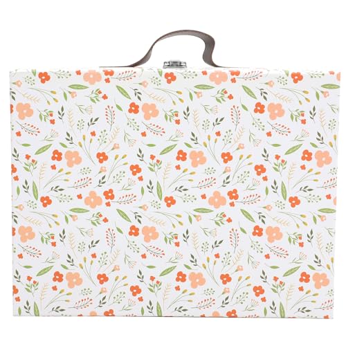 LIFKOME Pequeña Maleta de Papel Portátil Caja Magnética, Multifuncional para Joyas y Juguetes, Adecuado para Uso Diario y Viajes, Diseño Elegante y Sofisticado