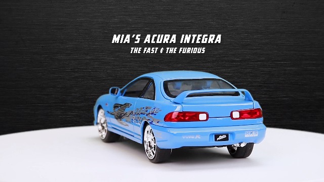 1:24 ワイスピ MIA&#39;S ACURA INTEGRA TYPE-R Fast & Furious Mia's 1995 Acura Integra Type-R 1:24 Scale