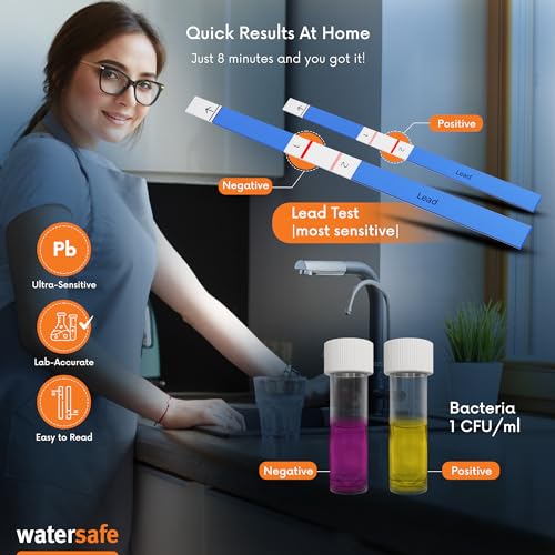 Watersafe WS-425W The Original Water Testing Kit For Drinking Water, Well And Tap Water, Sensitive Lead In Water Test thumb #5