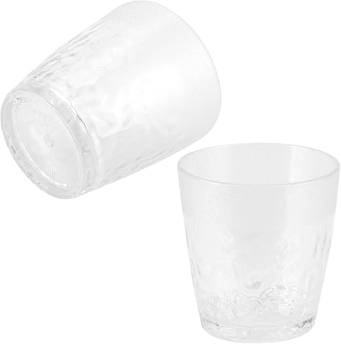 Miniatura 2 de Firlar Vasos acrílicos de 6.8 fl oz, taza de agua irrompible, vasos reutilizables de PC, vaso apilable para bebidas para fiesta en casa, agua, café,