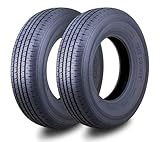 FREE COUNTRY Premium Trailer Tires ST225/75R15 10-Ply Load Range E 117N Radial w/Scuff Guard, Set 2