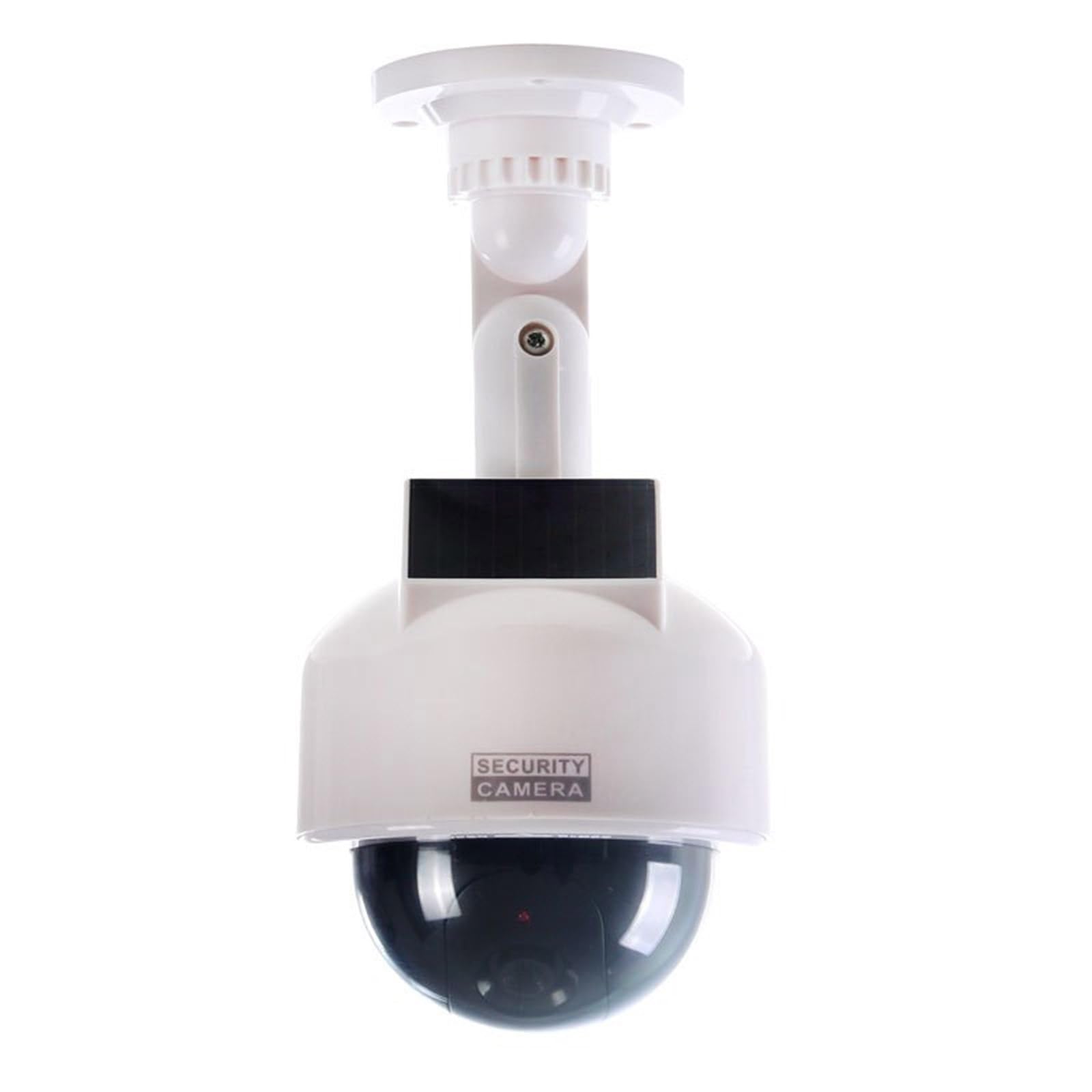 Telecamera di sicurezza finta di energia solare simulata di sorveglianza simulata con luce LED lampeggiante