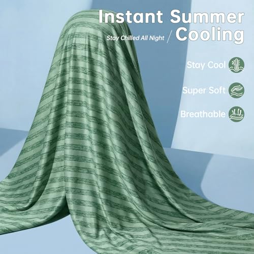 Image of Guohaoi Cooling Blanket for Hot Sleepers and Night Sweats 90 inchx90 inch Queen