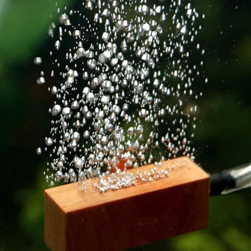 Image of TOPINCN Wooden Air Bubble Stone Diffuser, 2Pcs, Fine Bubbles for Aquarium, Pond, Hydroponic & Circulation System
