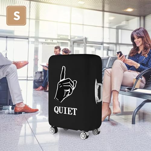 Elastic Travel Luggage Cover, Spandex Material, Washable, TSA Approved, Fits 19-20 Inch Suitcase (Size S), Ideal for Quiet Travelers3