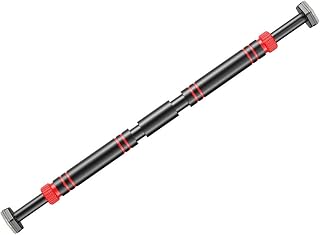 Chin Up Bar Portable Pull-up Bar - No Screws Wall-Mounted Fitness Horizontal Bar, 65-135CM Adjustable Home Fitness Equipment (Size_name-65-85cm)