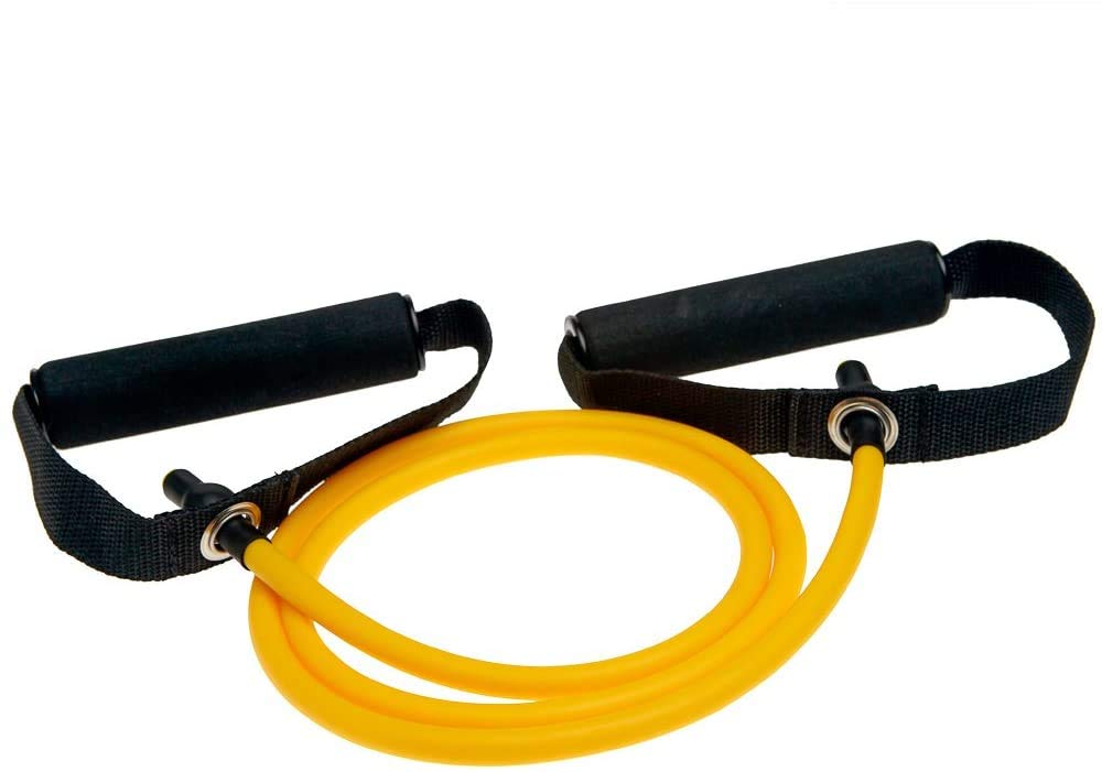 FH Exercise Bands with Handles, Strength Training Resistance Loop Bands Light/Medium/Heavy Elastic Stretch Tubes Cords for Fitness Workout Home Gym Training for Men/Women