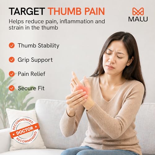 Image of Ortho Wrist Brace with Thumb Support for Men & Women | Wrist Support for Carpal Tunnel, Arthritis, Tendonitis & Sprain Pain Relief | Wrist Splint for Gym, Workout & Injury Recovery | Universal Fit
