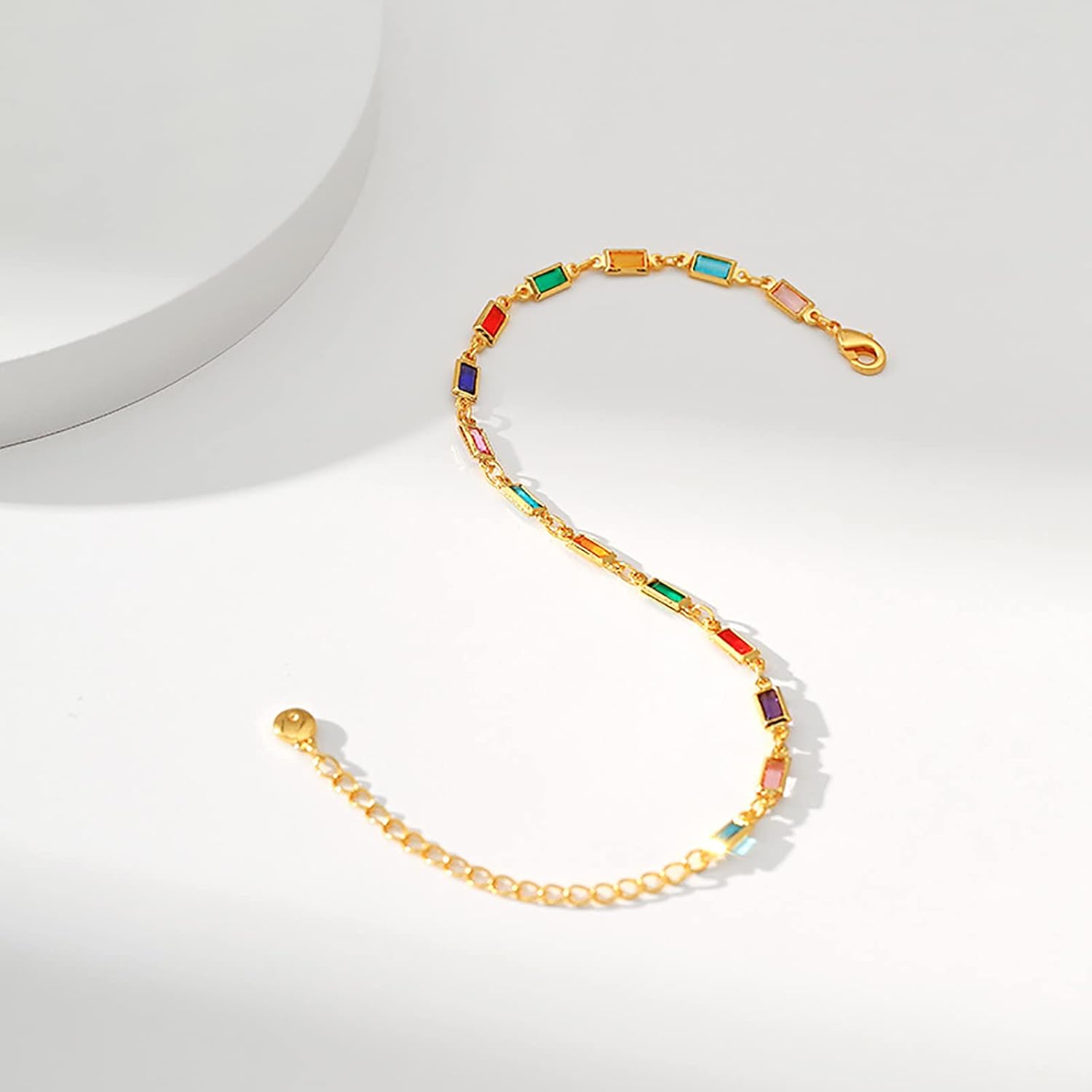 Dainty Gold Bracelets for Women, 18 Gold Plated Adjustable Evil Eye/Butterfly/Beaded/Pearl/Heart/Turquoise Handmade Bracelet for Women - Image 3